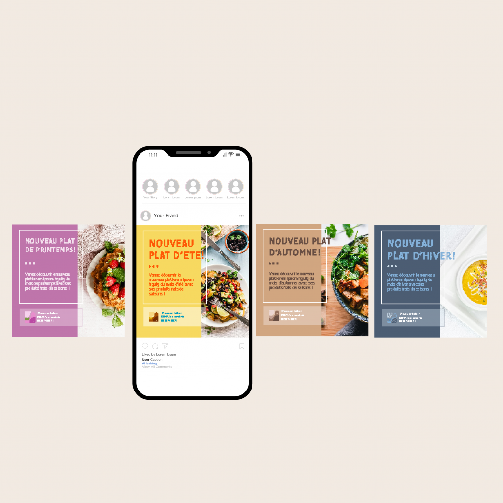 Publication Instagram pour le restaurant L’Almaric