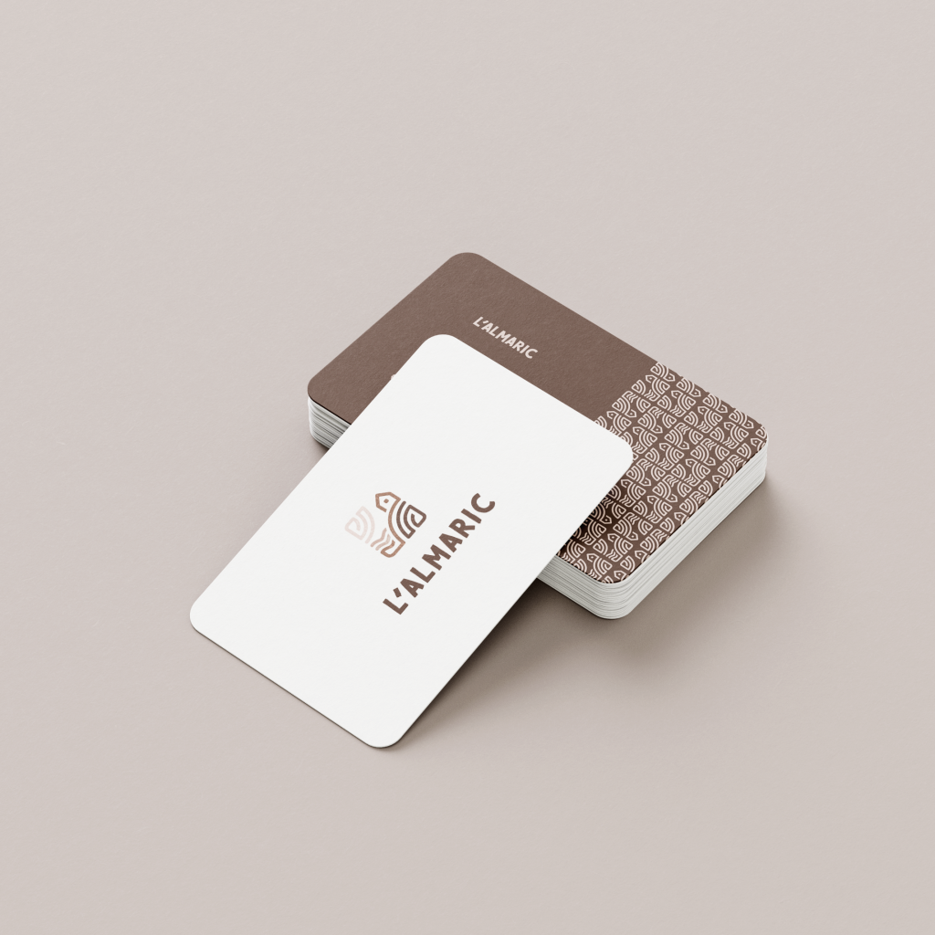 Carte de visite pour le restaurant L’Almaric