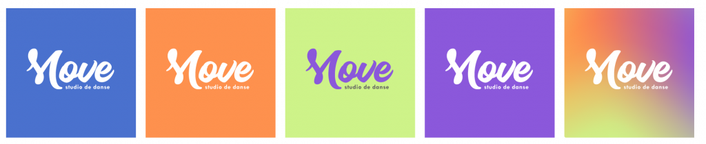 Logo pour le studio de danse Move Studio à Lyon