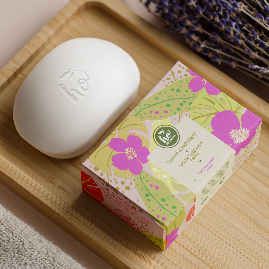 Packaging de savon artisanal Ho’Omana en Alsace