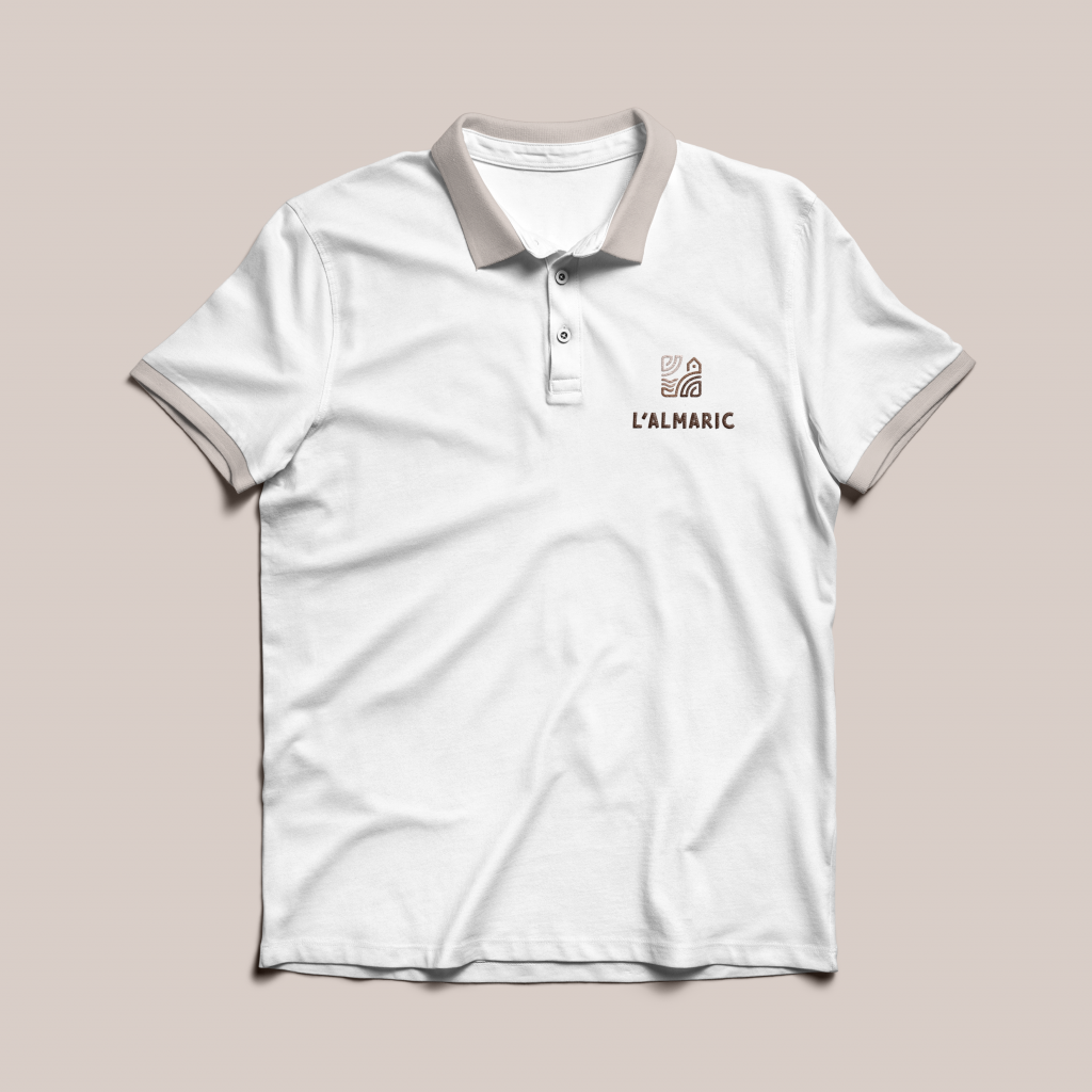 Polo personnalisé pour le restaurant L’Almaric